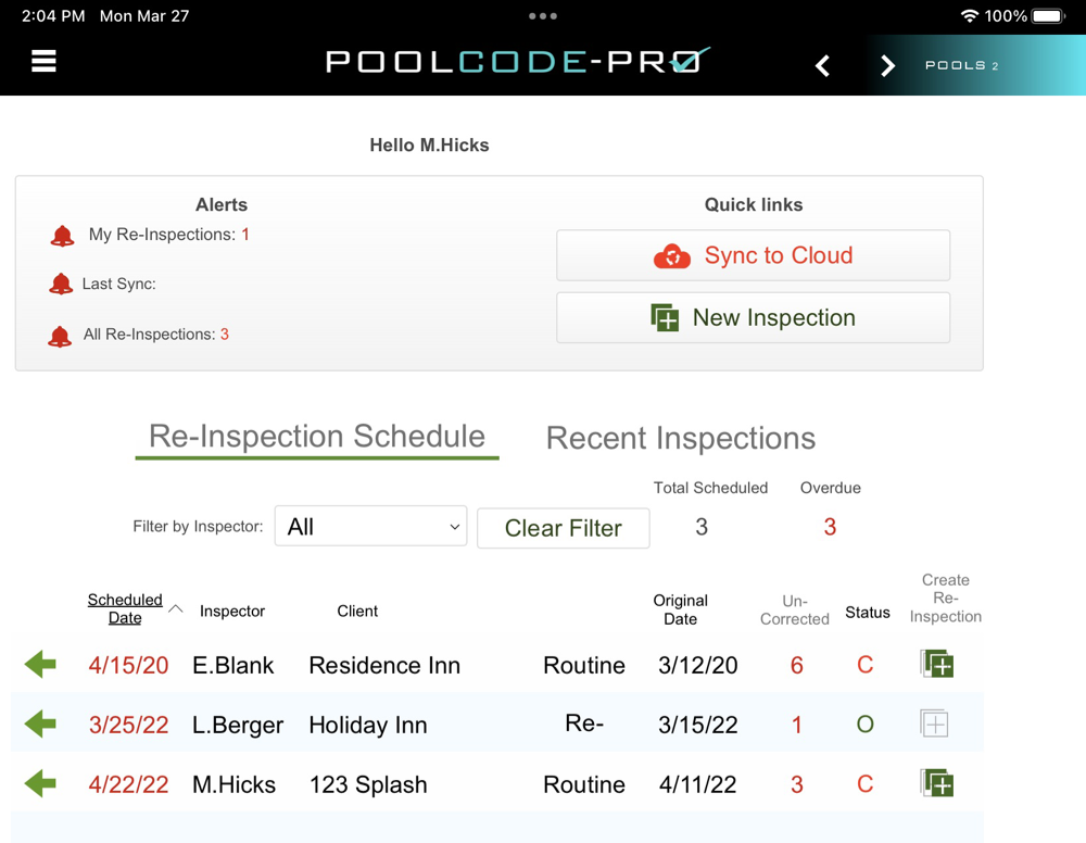 PoolCode-Pro Application